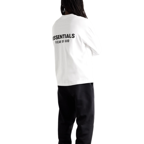 Fear of God Essentials Long Sleeve T-Shirt White
