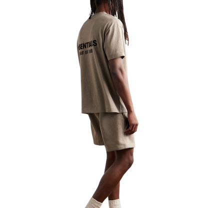 Fear of God Essentials Jersey Crewneck T-Shirt Homestead Heather