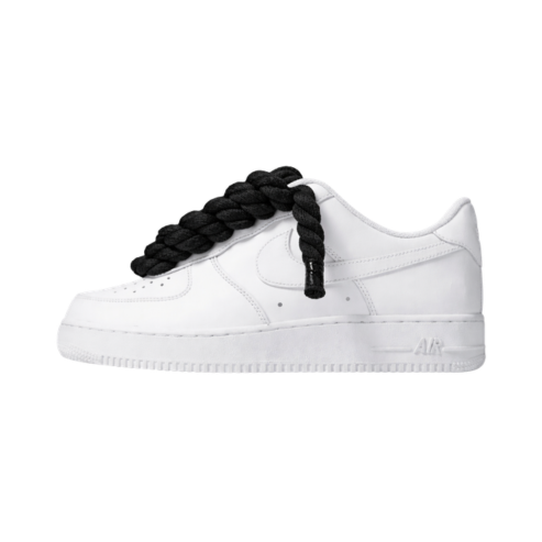 Nike Air Force 1 Low White Rope Laces White Black
