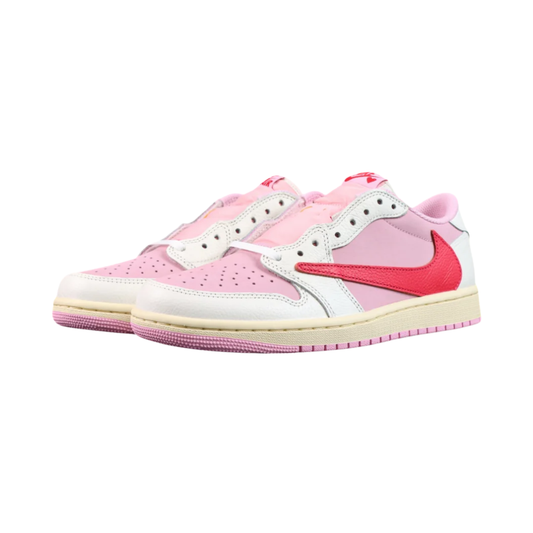 Air Jordan 1 Retro Low OG SP Travis Scott Sail Tropical Pink