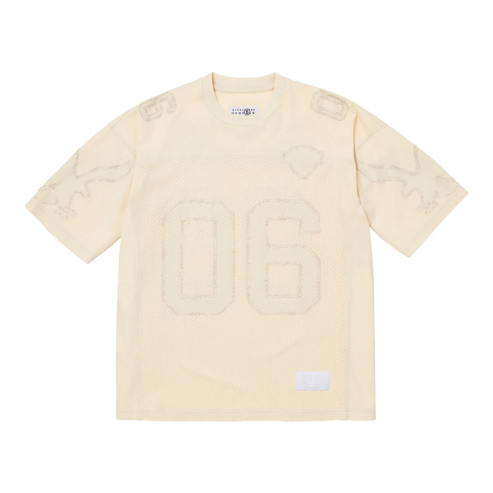 Supreme MM6 Maison Margiela Cotton Football Jersey White