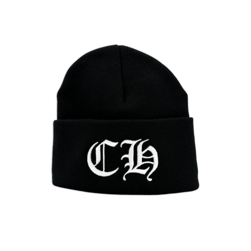 Chrome Hearts CH Logo Beanie Black/White