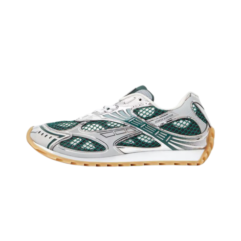 Bottega Veneta Sneaker Orbit Green Billiard Silver