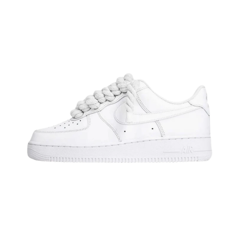 Nike Air Force 1 Low White Rope Laces White White