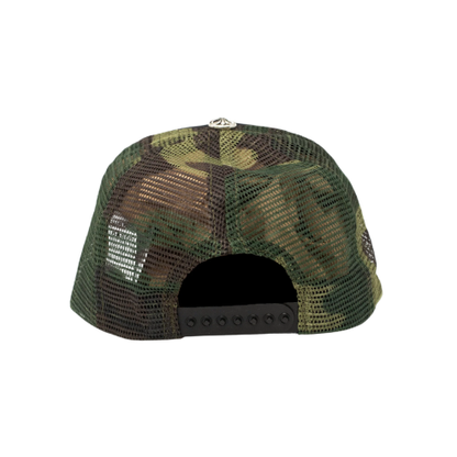 Chrome Hearts CH Hollywood Trucker Hat Camo