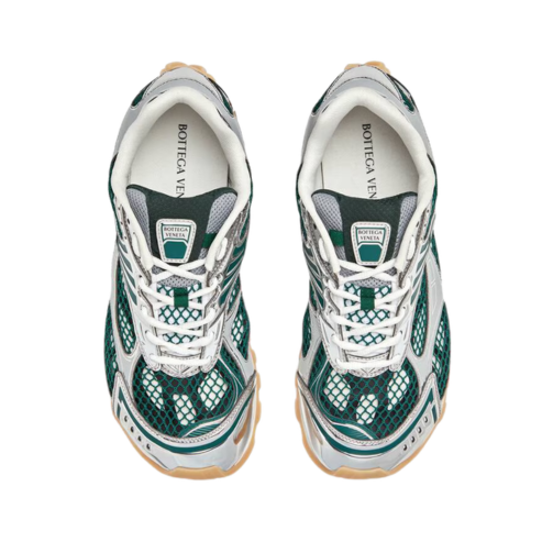 Bottega Veneta Sneaker Orbit Green Billiard Silver