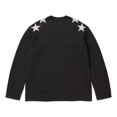 Supreme Playboy Long Sleeve Football Top Black White
