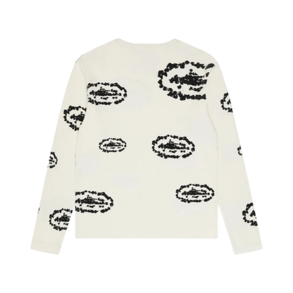 Corteiz x Denim Tears Island Wreath Waffle Thermal Cream