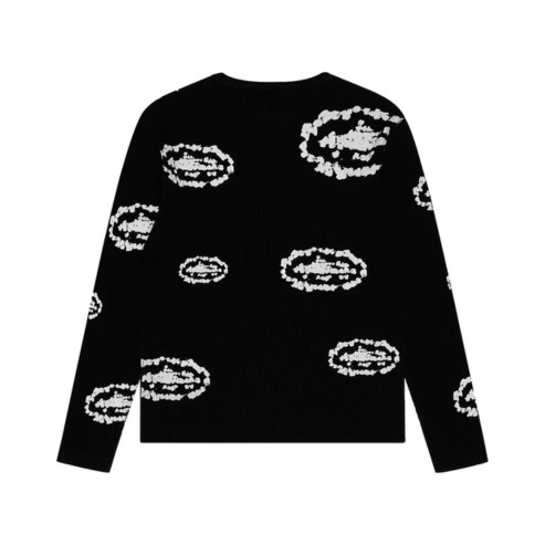 Corteiz x Denim Tears Island Wreath Waffle Thermal Black