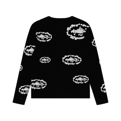 Corteiz x Denim Tears Island Wreath Waffle Thermal Black