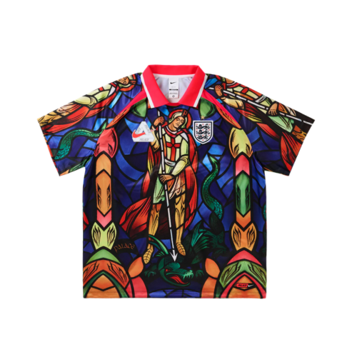 Palace x Nike England Dri-FIT Football Jersey Bright Crimson