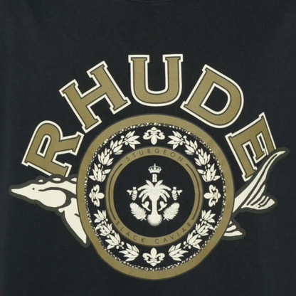 Rhude Black Caviar Tee Vintage Black