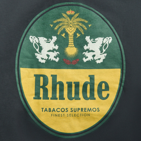 Rhude Tabaco Hoodie Vintage Navy
