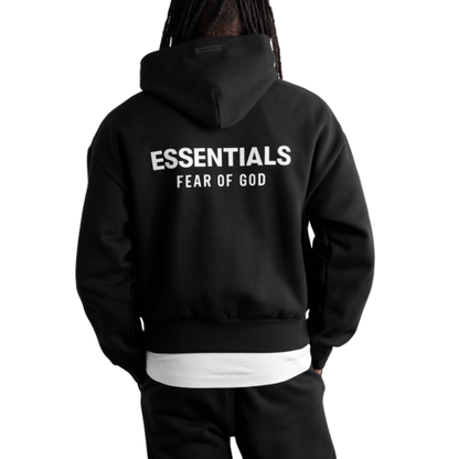Fear of God Essentials Classic Hoodie Jet Black