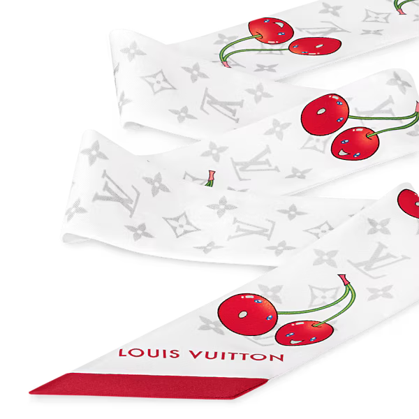 Bandana Monogram Cerise Louis Vuitton x Murakami