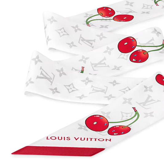 Bandana Monogram Cerise Louis Vuitton x Murakami