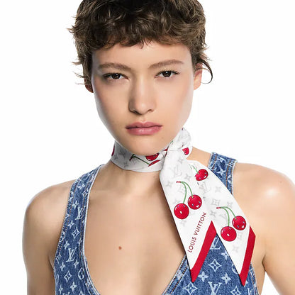 Bandana Monogram Cerise Louis Vuitton x Murakami